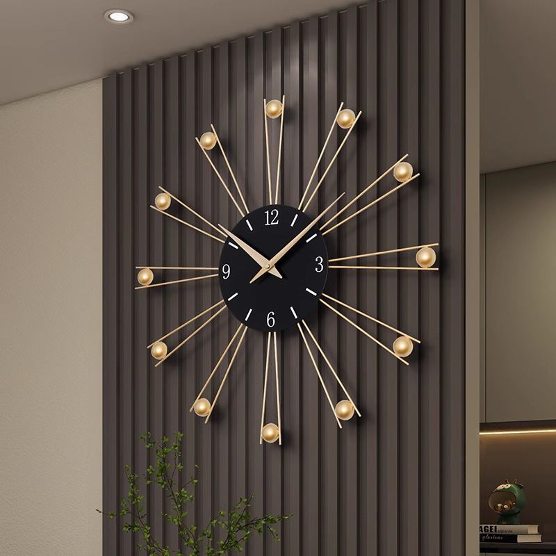 Resin Art Wall Clock - Relógio de Parede Criativo para Sala