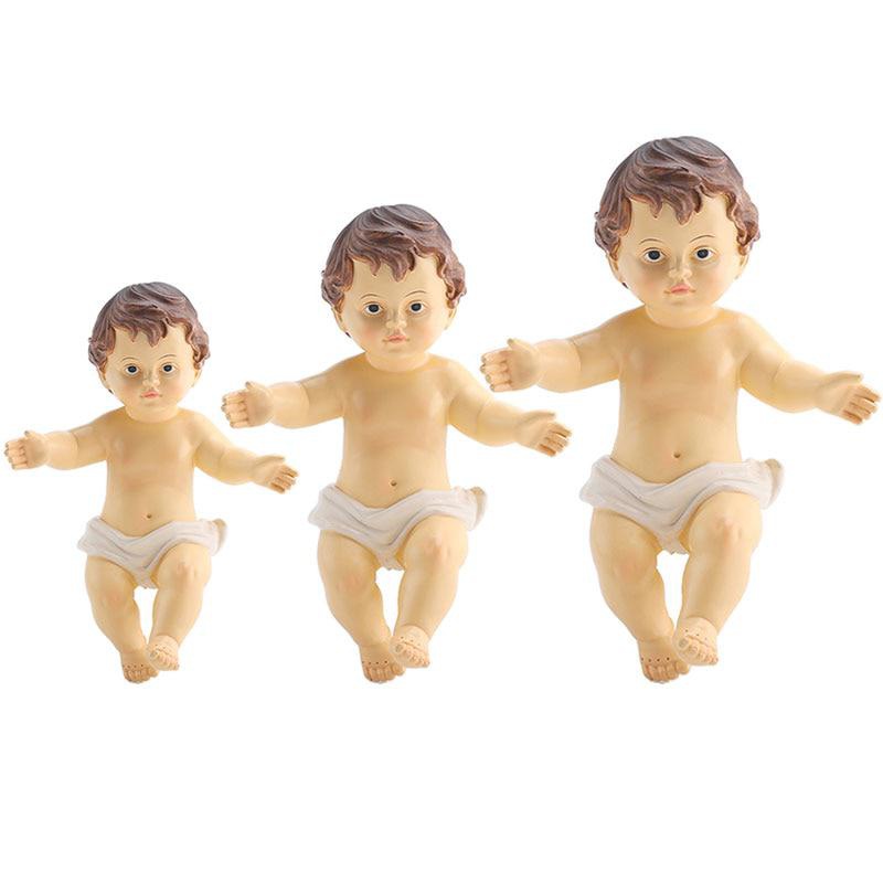 Resin Art Baby - 6cm/10cm/15cm bebê jesus boneca estátua infantil