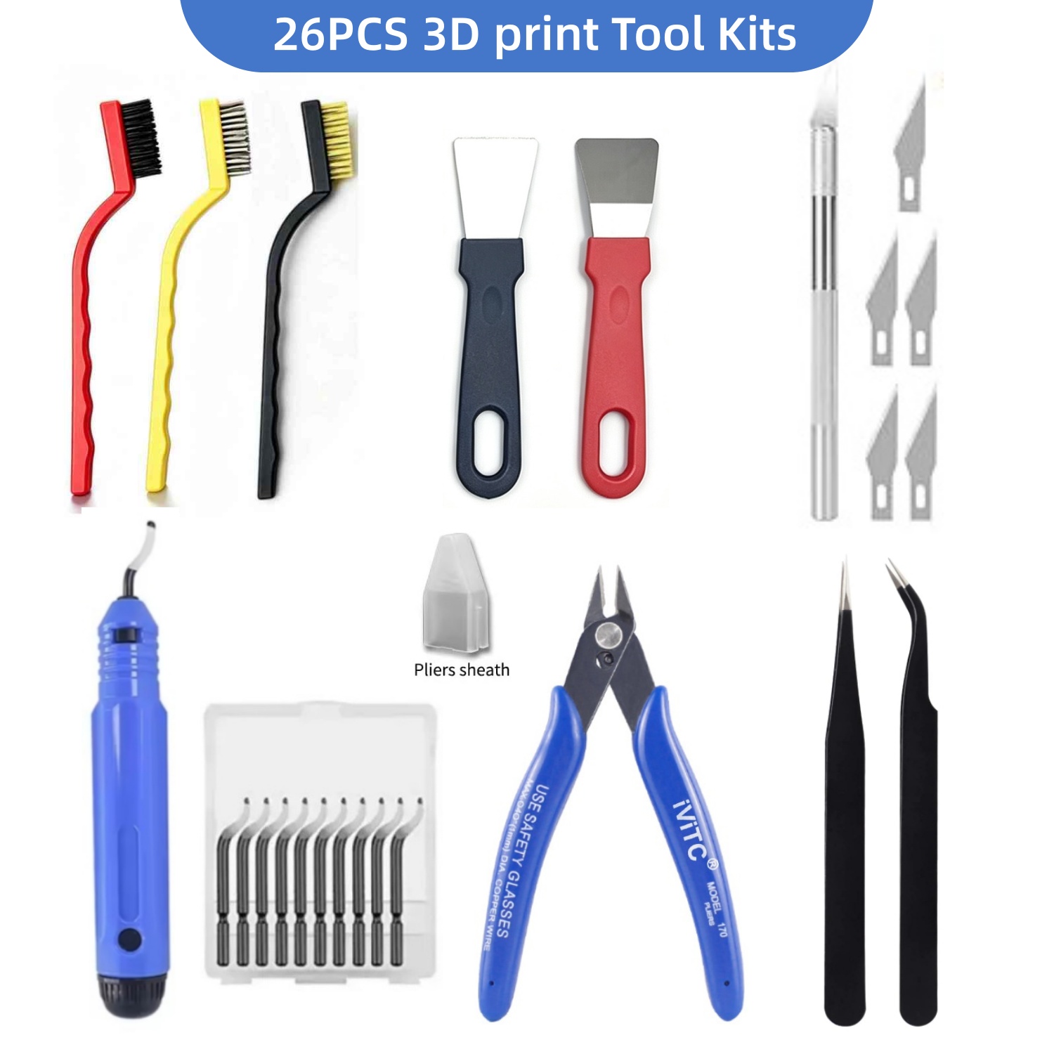 Resin Art Pro - Kit de Ferramentas para Impressão 3D