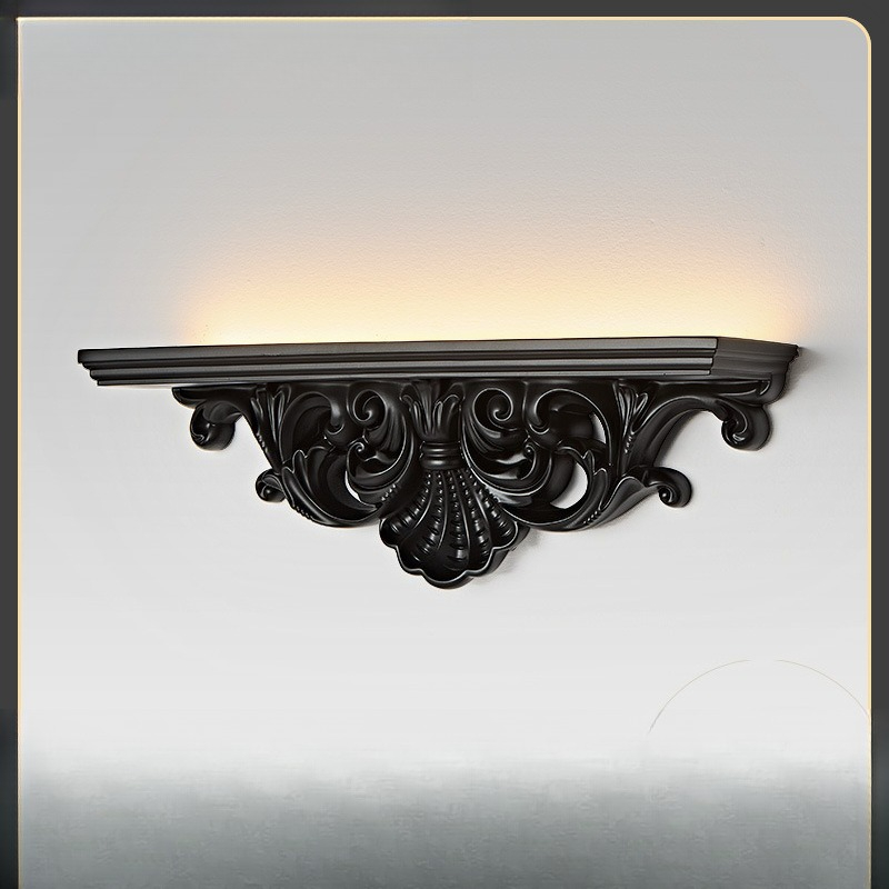 Background Resin Art - Luminária de parede em gesso francês
