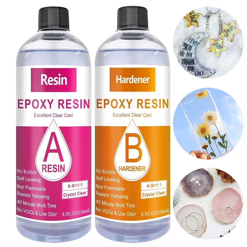 Resin Art Ratio - Kit Resina Epóxi Crystal Clear, Fundição