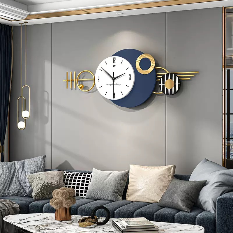 Resin Art Wall Clock - Nordic luxo relógio de parede criativo