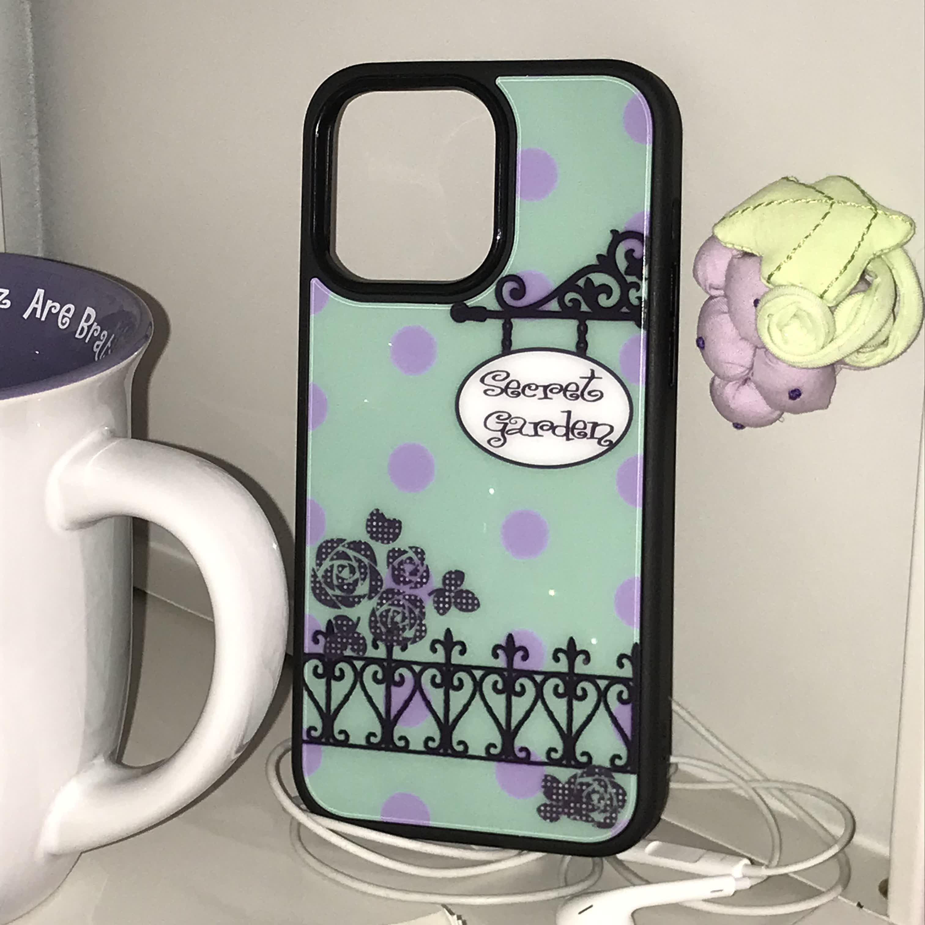 Resin Art Pro - Capa de Celular Retrô Verde com