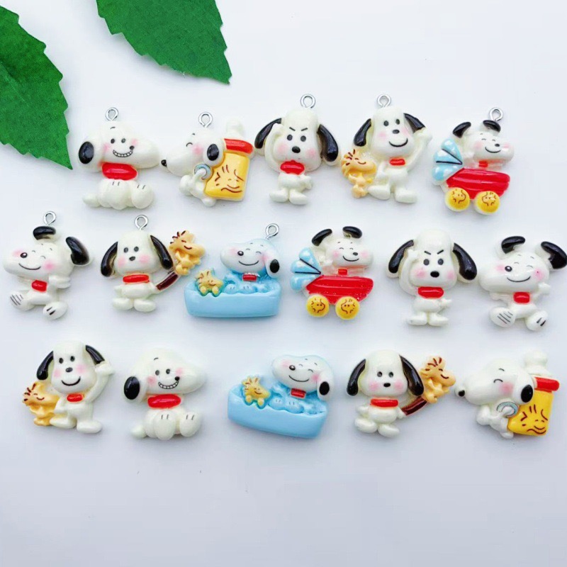 Resin Art Diy Kit - 12 peças de pingente de cachorro