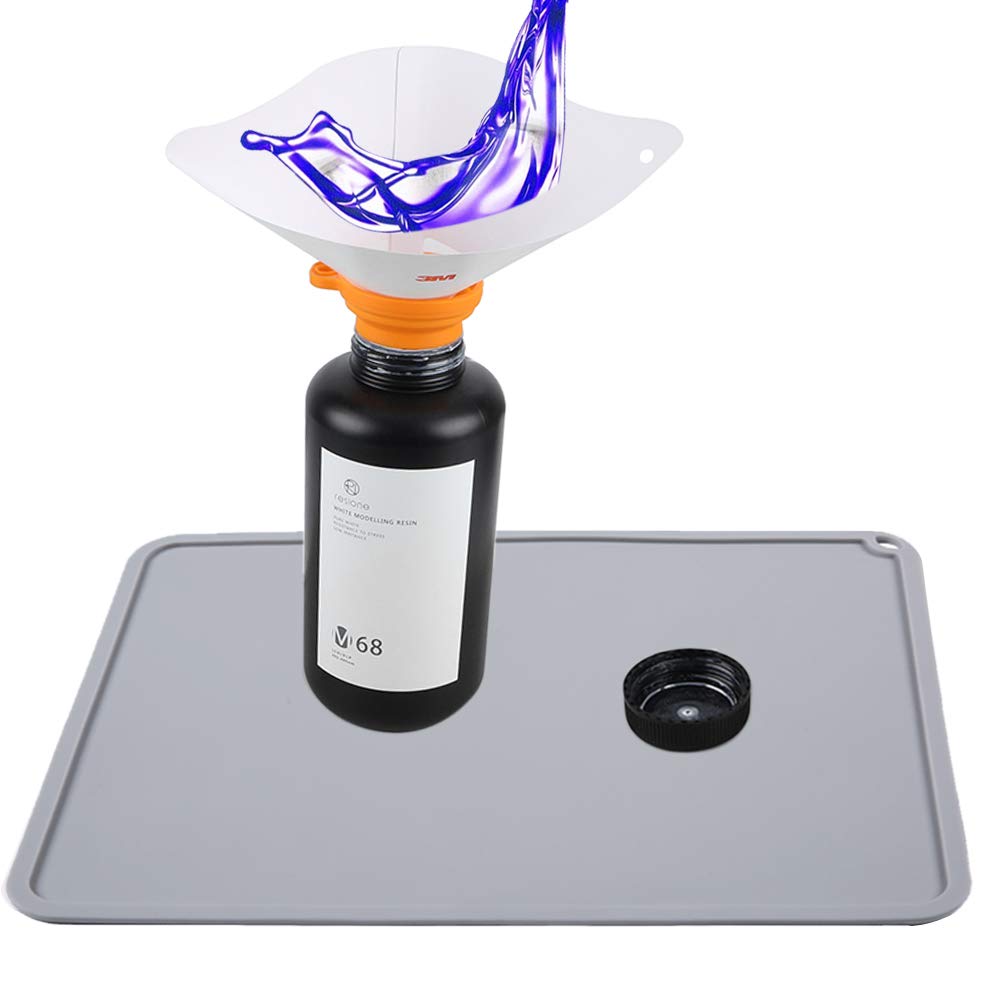 Resin Art Machine - Tapete de tapa de silicone 410x310mm,