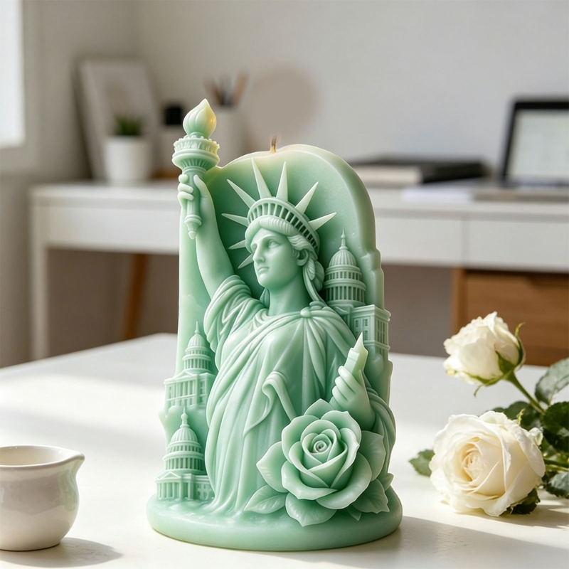 Resin Art For Anniversary Gift - F68d 3d estátua da liberdade relevo