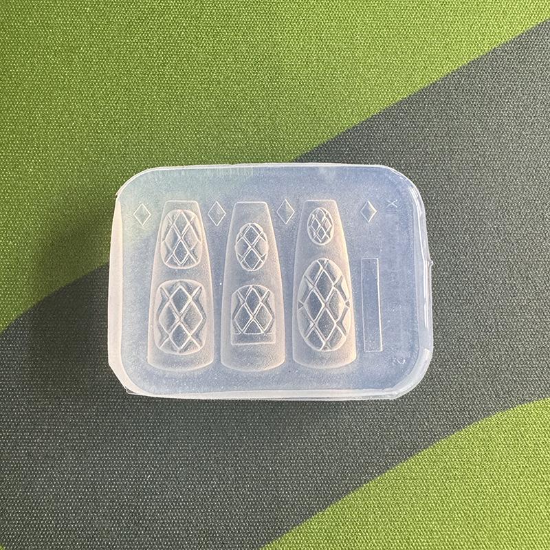 Resin Art Templates Free - Novo Molde de Silicone para Unhas