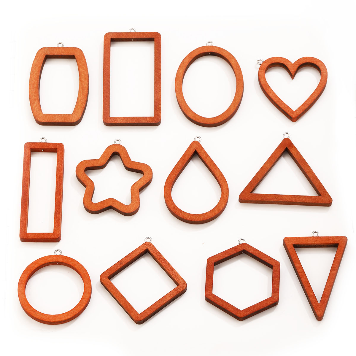 Resin Art Diy Kit - 10 Peças de Pingentes Geométricos de