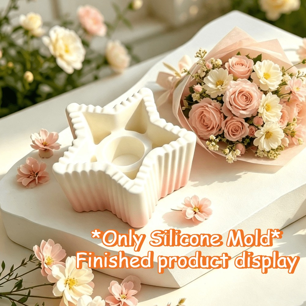 Resin Art Case - Caixa de Armazenamento Quadrada em Silicone