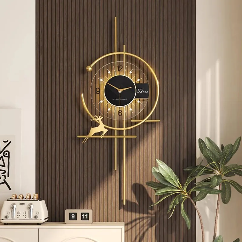 Resin Art Wall Clock - Popular sala de jantar relógio parede