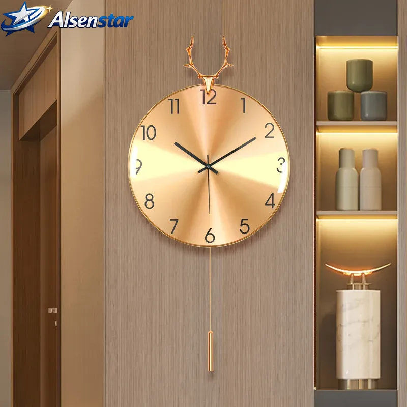 Relógio de Parede Nórdico de L - Resin Art Wall Clock avaliação e preço