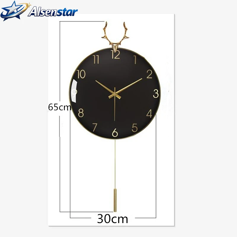 Relógio de Parede Nórdico de L - Resin Art Wall Clock avaliação e preço