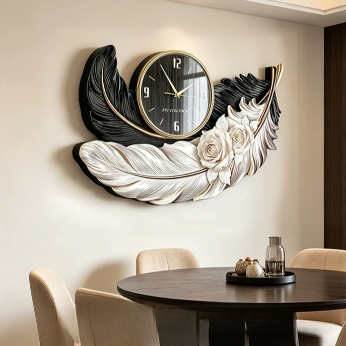 Relógio de Parede de Luxo com  - Resin Art Wall Clock avaliação e preço