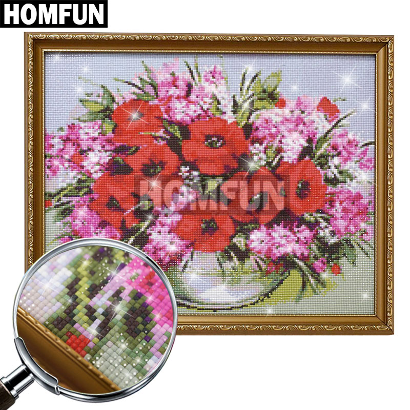 Homfun arte 5d diy pintura dia - Resin Art Machine avaliação e preço