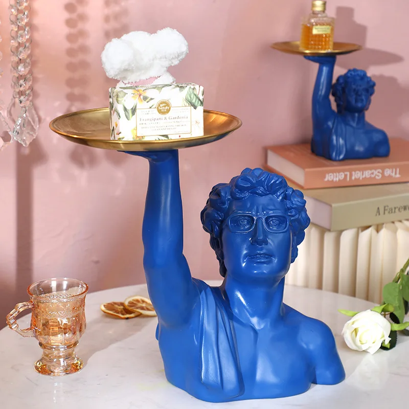 Bandeja de escultura David clá - Resin Art For Anniversary Gift avaliação e preço