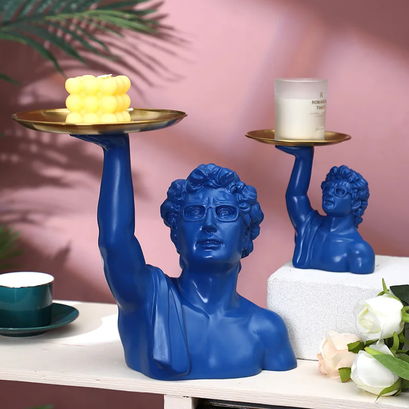 Bandeja de escultura David clá - Resin Art For Anniversary Gift avaliação e preço