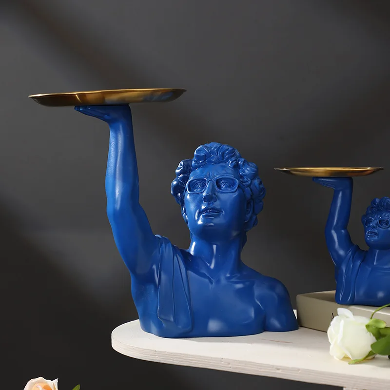 Bandeja de escultura David clá - Resin Art For Anniversary Gift avaliação e preço