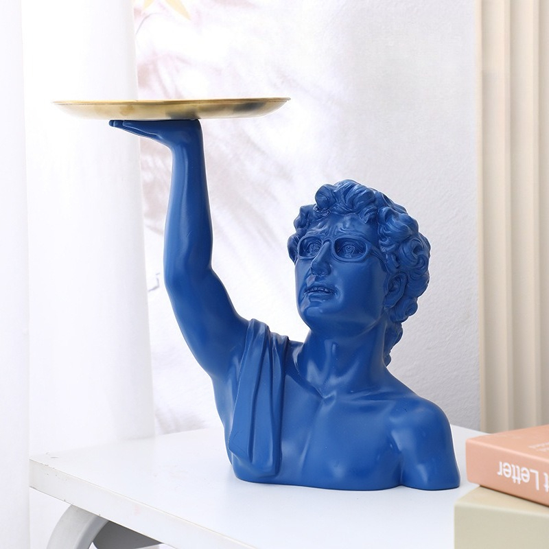 Bandeja de escultura David clá - Resin Art For Anniversary Gift avaliação e preço