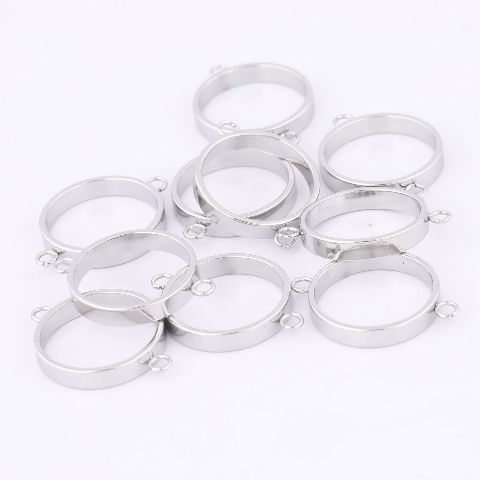 10 pçs de aço inoxidável 14mm  - Resin Art Diy Kit avaliação e preço