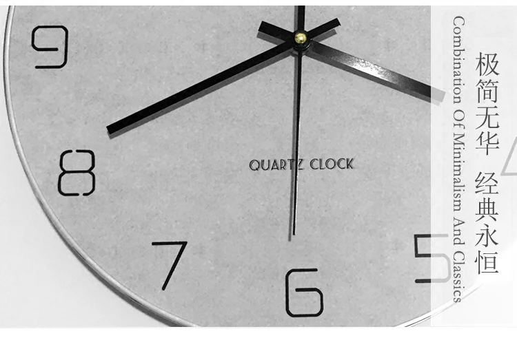 Relógio de parede redondo cinz - Resin Art Wall Clock avaliação e preço