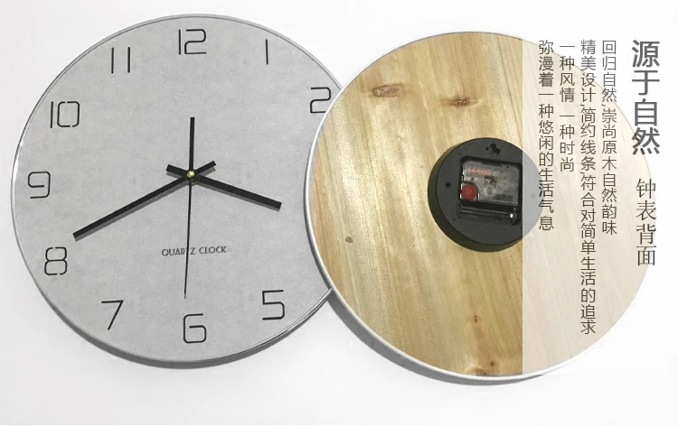 Relógio de parede redondo cinz - Resin Art Wall Clock avaliação e preço