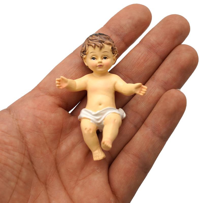 6cm/10cm/15cm bebê jesus bonec - Resin Art Baby avaliação e preço