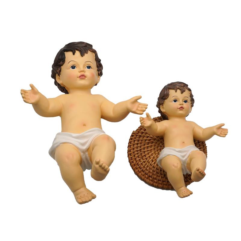6cm/10cm/15cm bebê jesus bonec - Resin Art Baby avaliação e preço