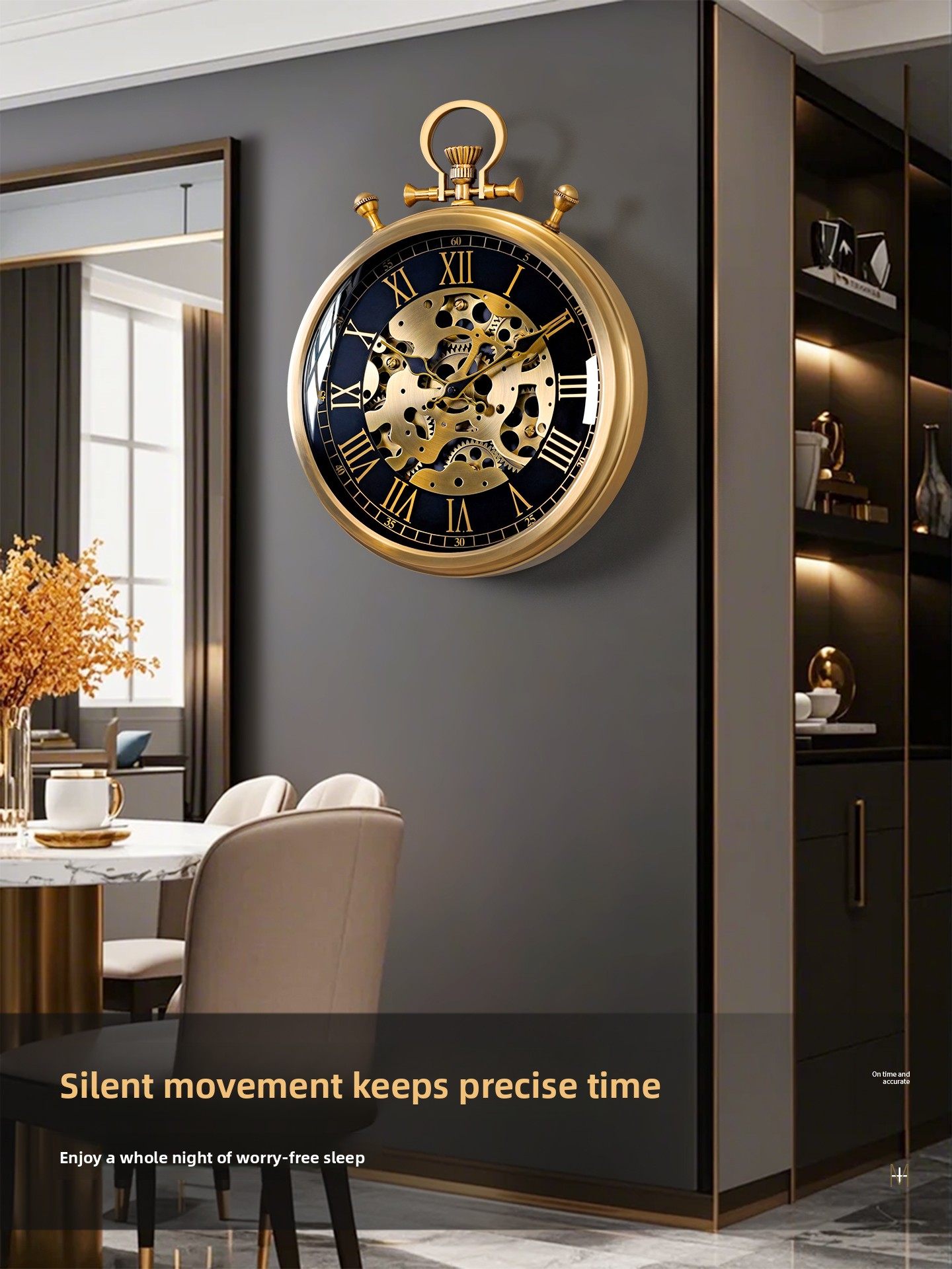 Relógio de Parede Vintage Indu - Resin Art Wall Clock avaliação e preço
