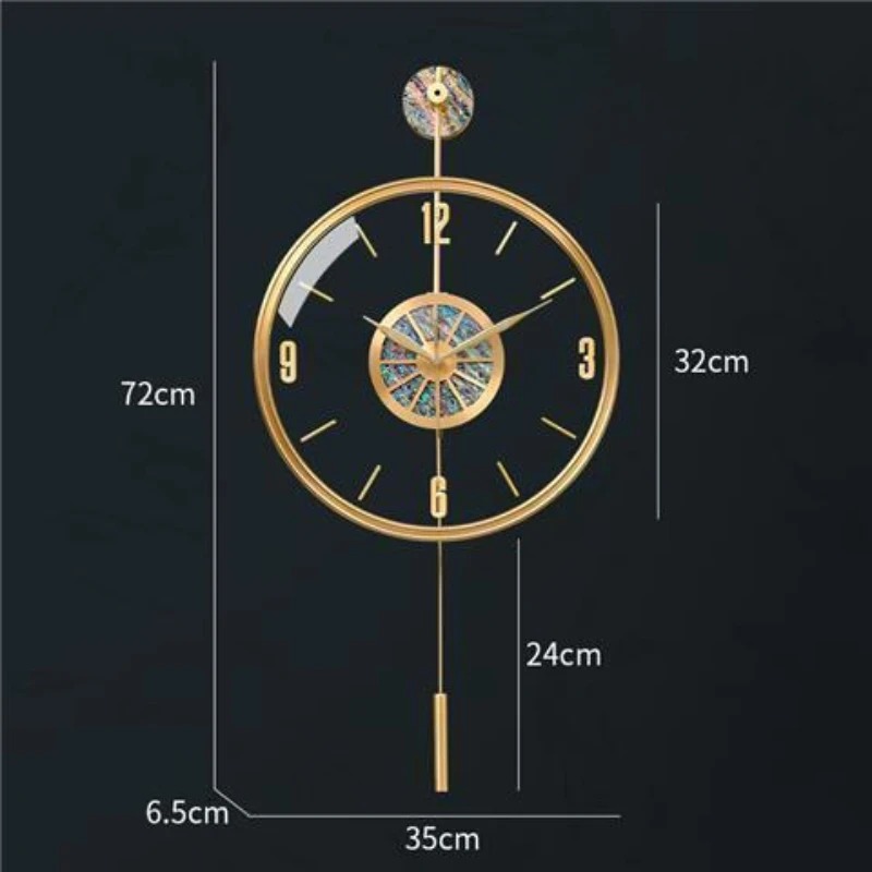 Liga concha relógio de parede  - Resin Art Wall Clock avaliação e preço