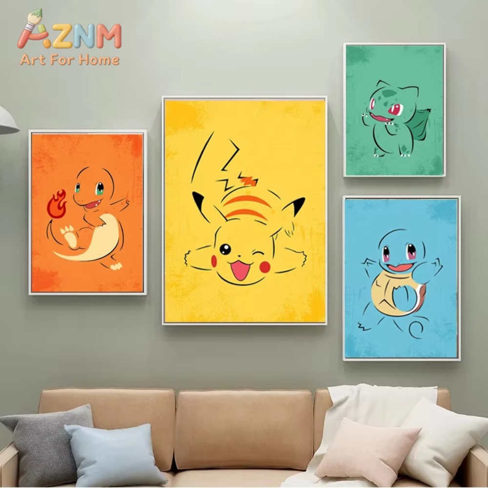 Pôster Minimalista de Anime Po - Background Resin Art avaliação e preço