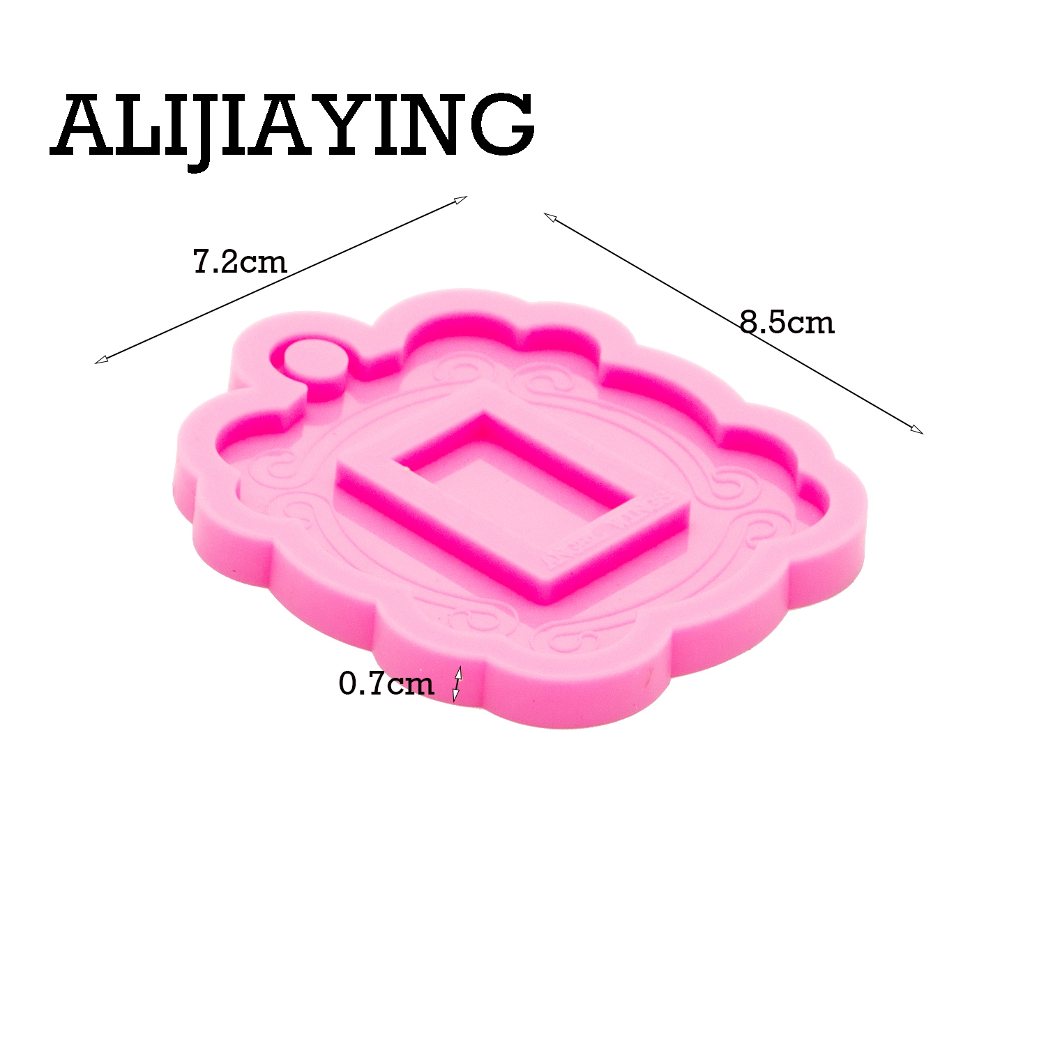Molde de silicone DIY para res - Resin Art Design Keychain avaliação e preço