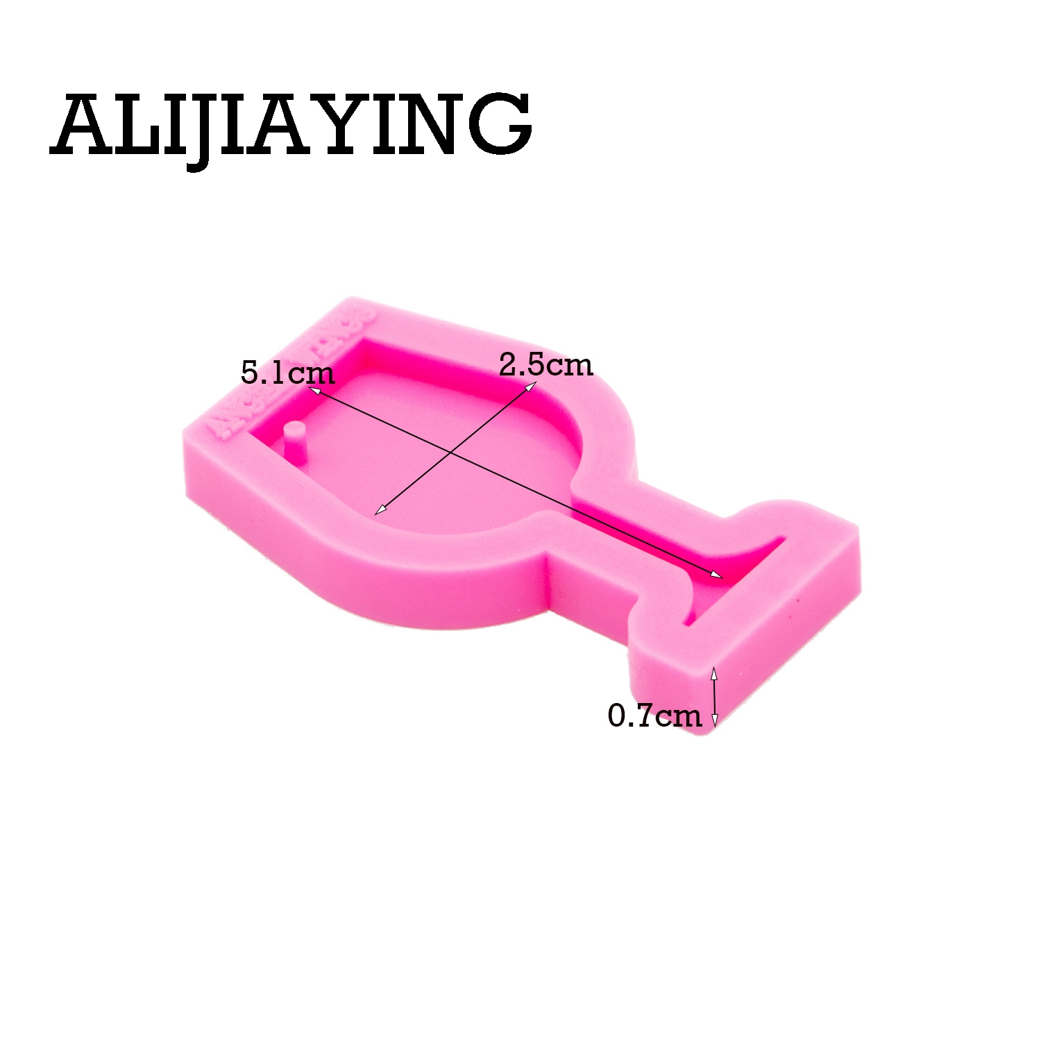 Molde de Silicone para Resina  - Resin Art Design Keychain avaliação e preço