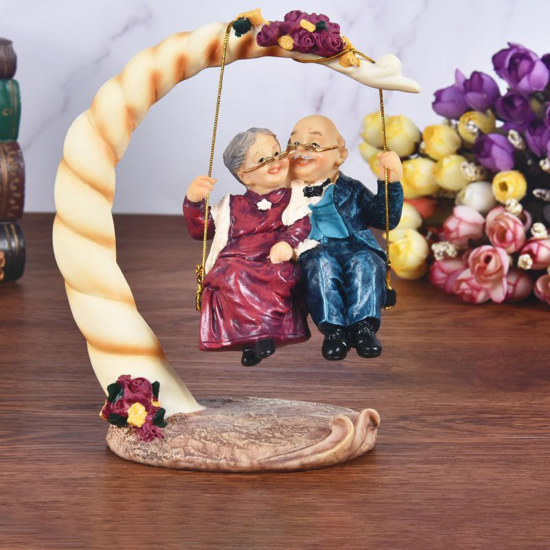 Estatuetas de Resina de Casal  - Resin Art For Anniversary Gift avaliação e preço