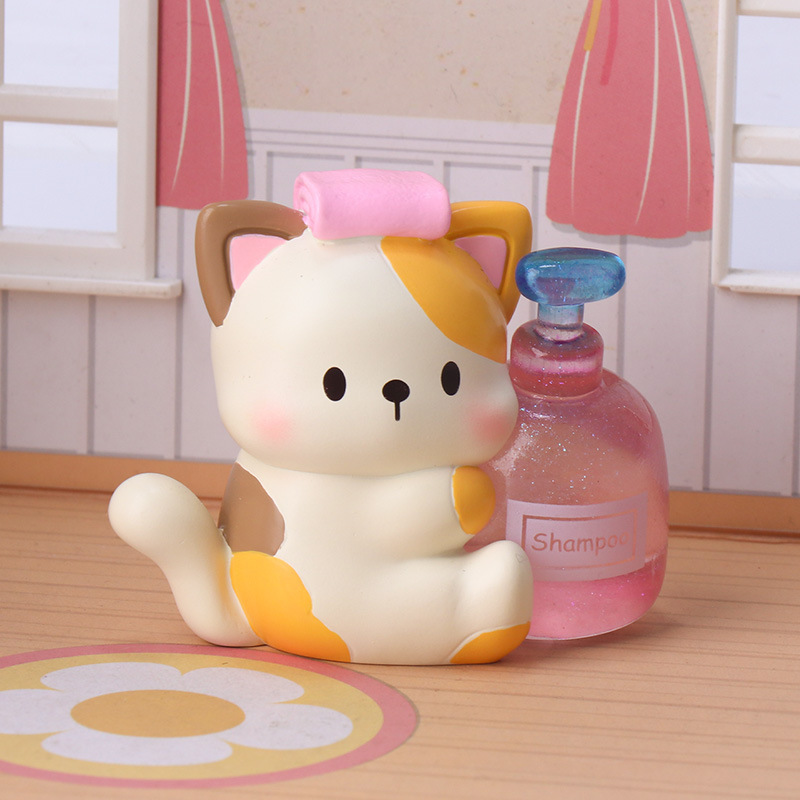 Caixa Surpresa Bath Time Meow  - Resin Art Case avaliação e preço