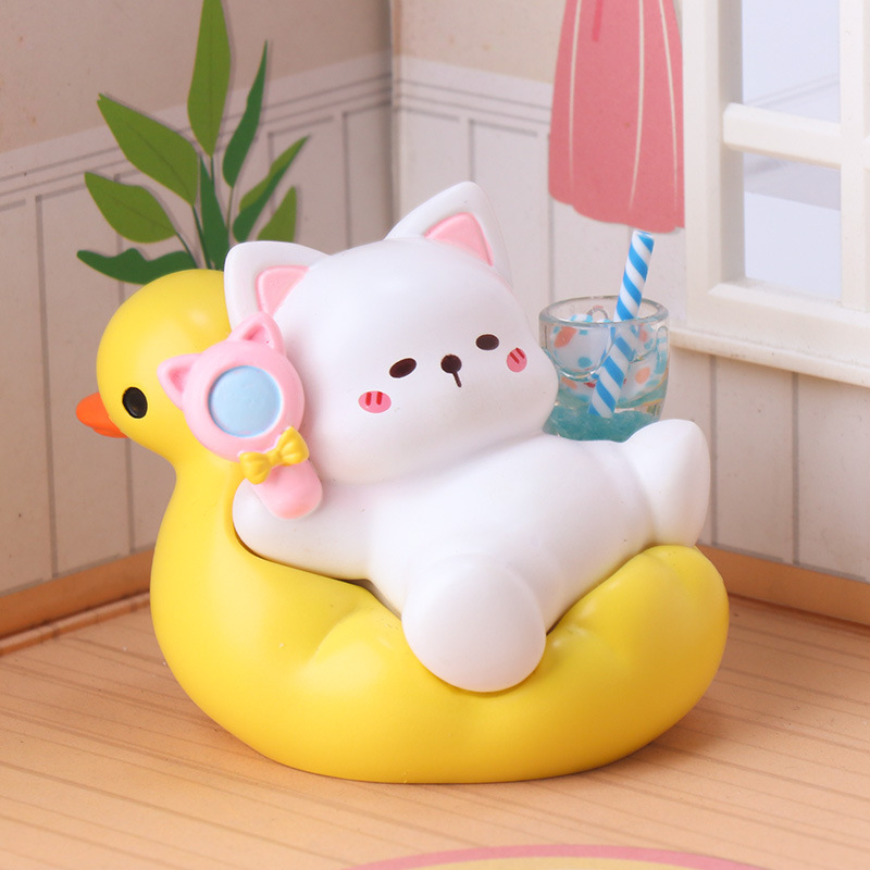 Caixa Surpresa Bath Time Meow  - Resin Art Case avaliação e preço