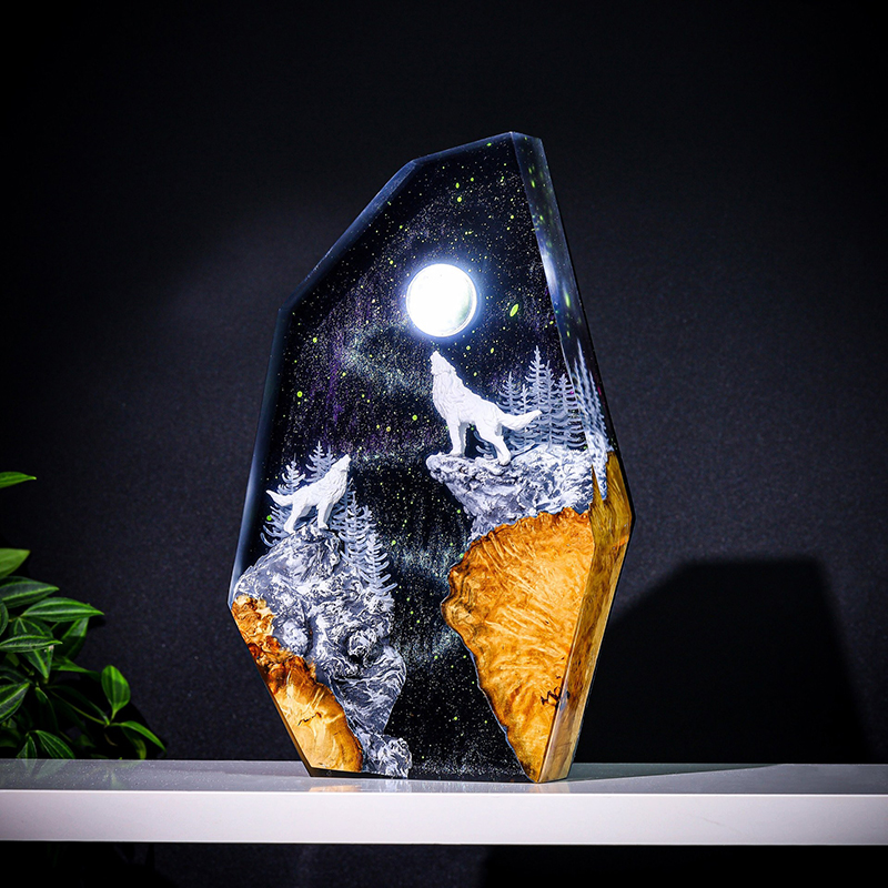 Luminária de Mesa de Resina co - Resin Art Baby avaliação e preço