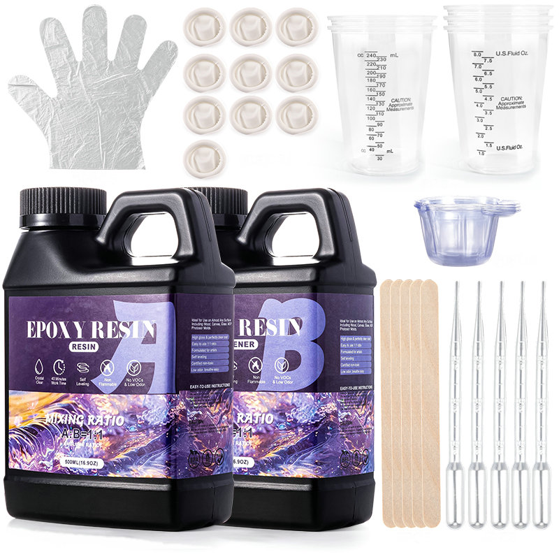 Kit de resina epóxi com propor - Resin Art Ratio avaliação e preço