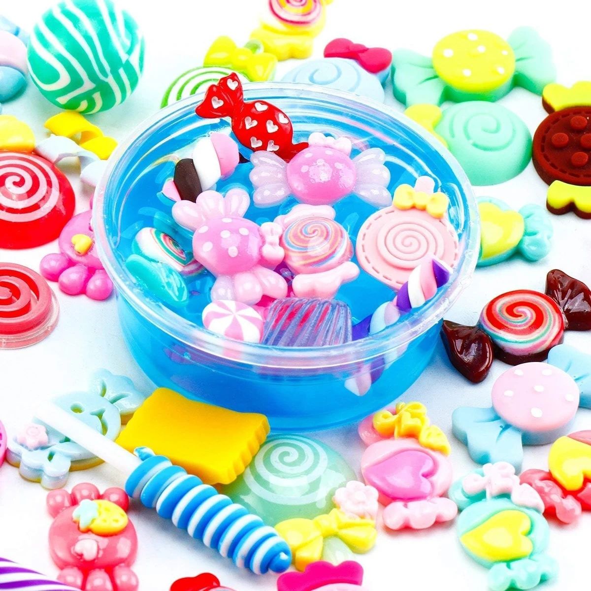 30 pçs aleatório doces slime e - Resin Art Diy Kit avaliação e preço