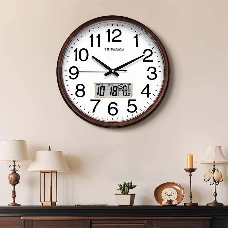 Relógio de Parede de Madeira d - Resin Art Wall Clock avaliação e preço