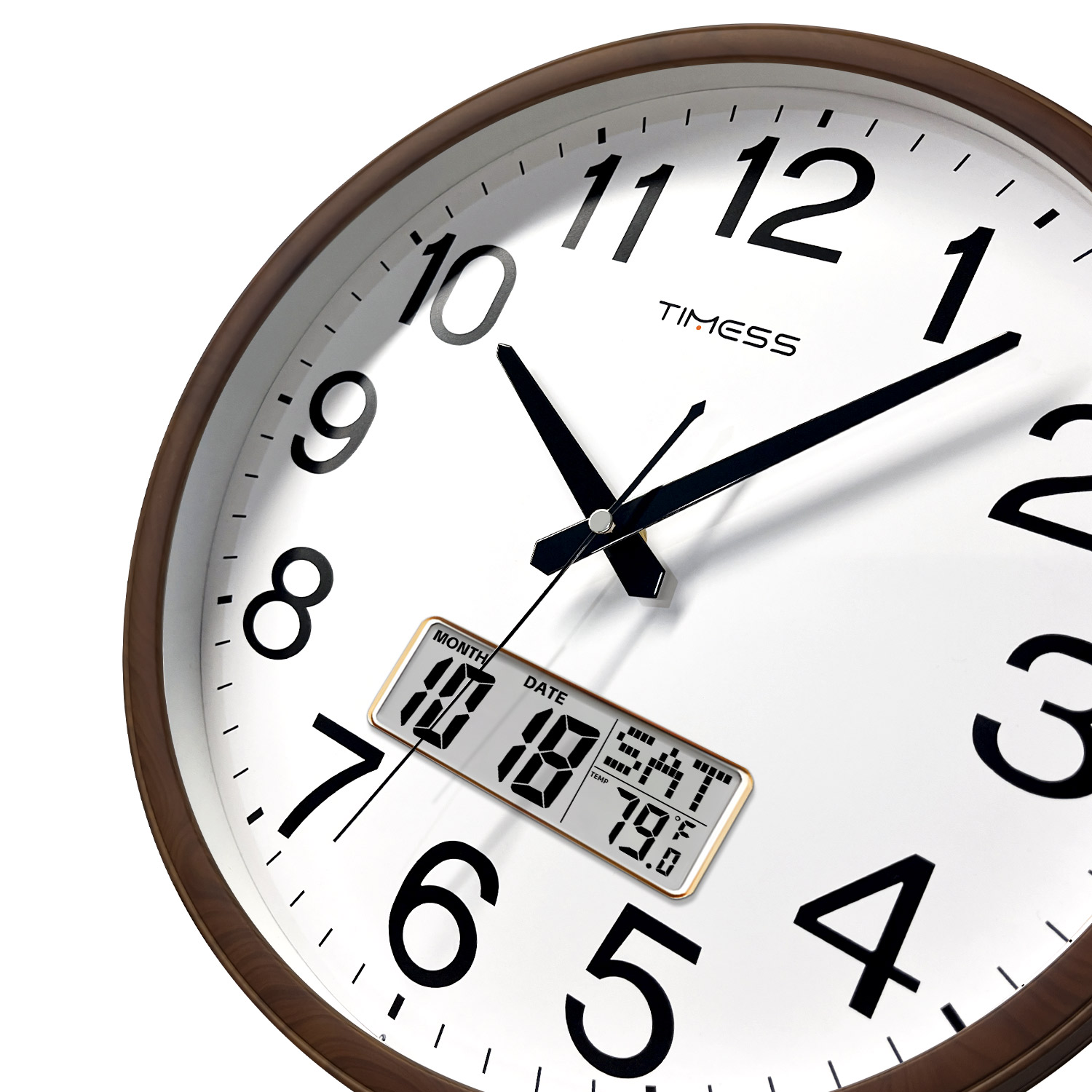 Relógio de Parede de Madeira d - Resin Art Wall Clock avaliação e preço