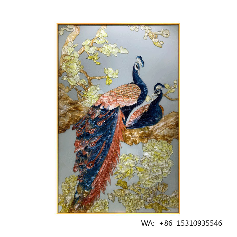 Pintura de Parede Artesanal em - Background Resin Art avaliação e preço