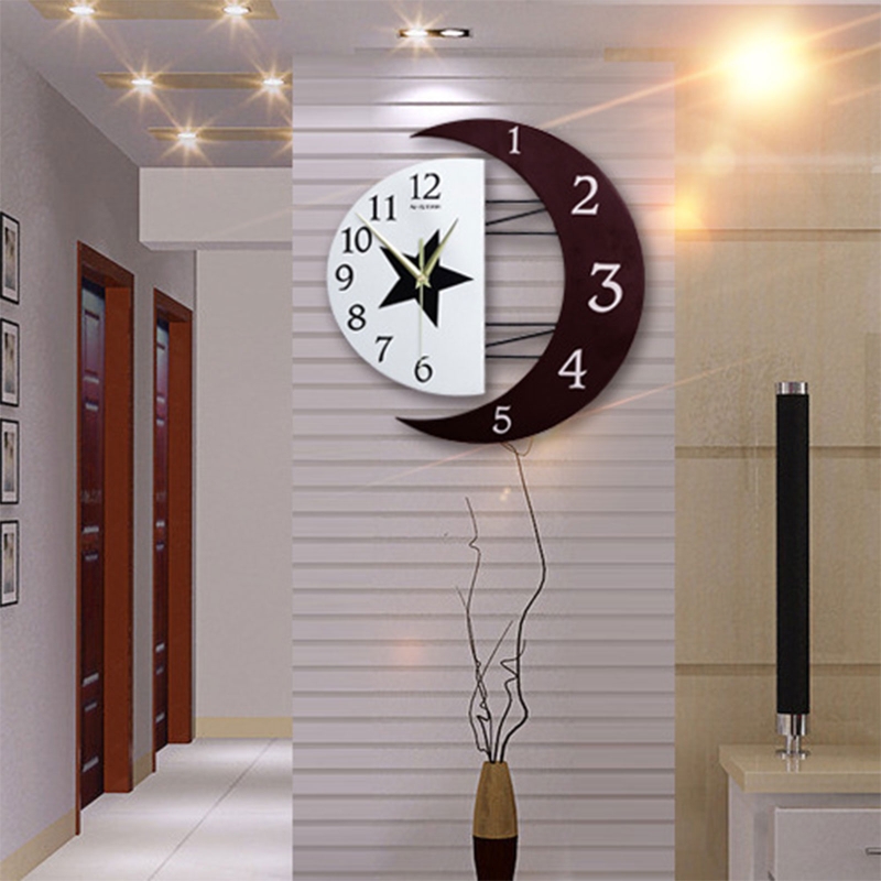 Relógio parede mudo moderno mo - Resin Art Wall Clock avaliação e preço