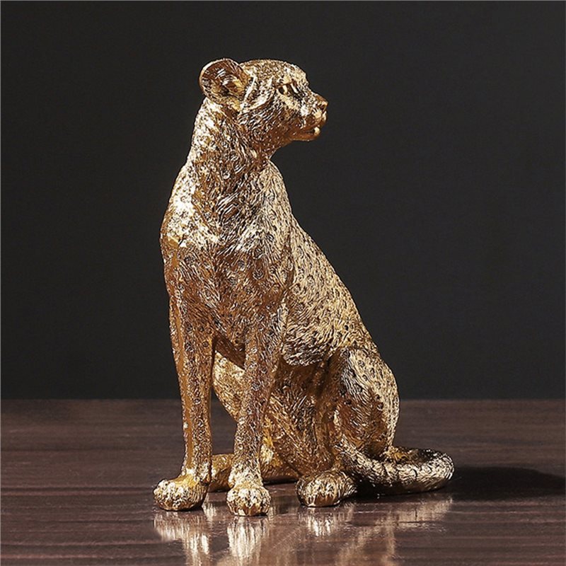 Escultura Moderna de Leopardo  - Resin Art Pro avaliação e preço