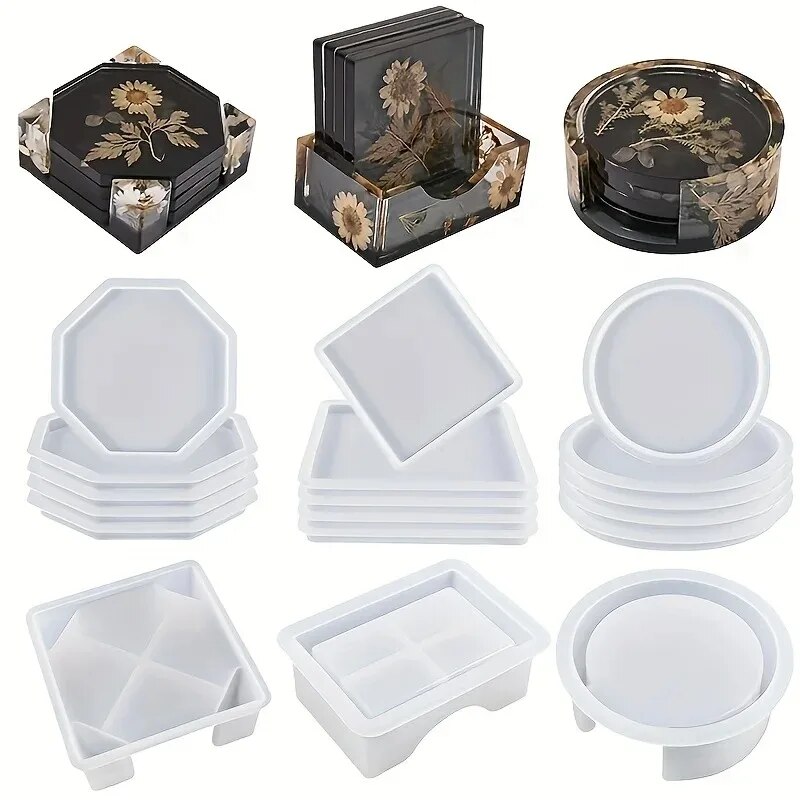 Conjunto de moldes de resina d - Resin Art Case avaliação e preço