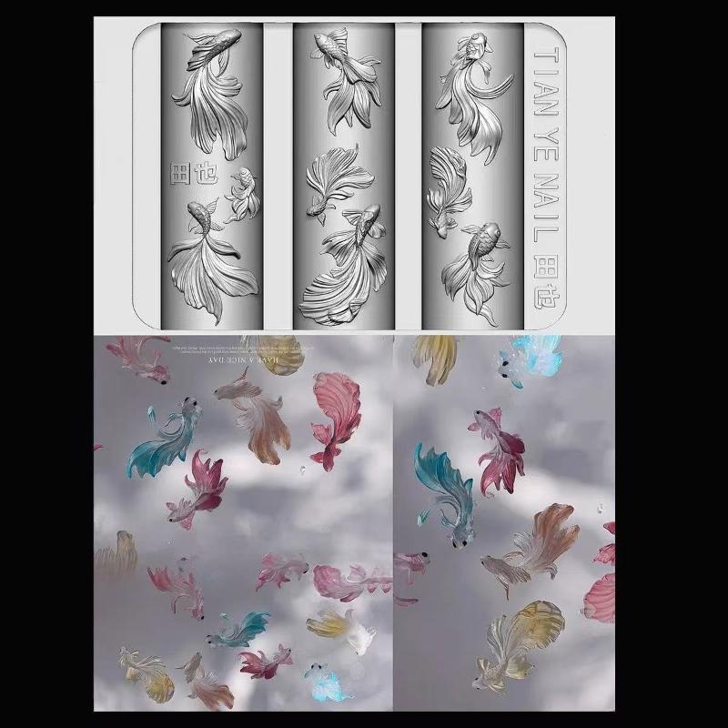 Molde de Silicone 3D Macio par - Resin Art Templates Free avaliação e preço