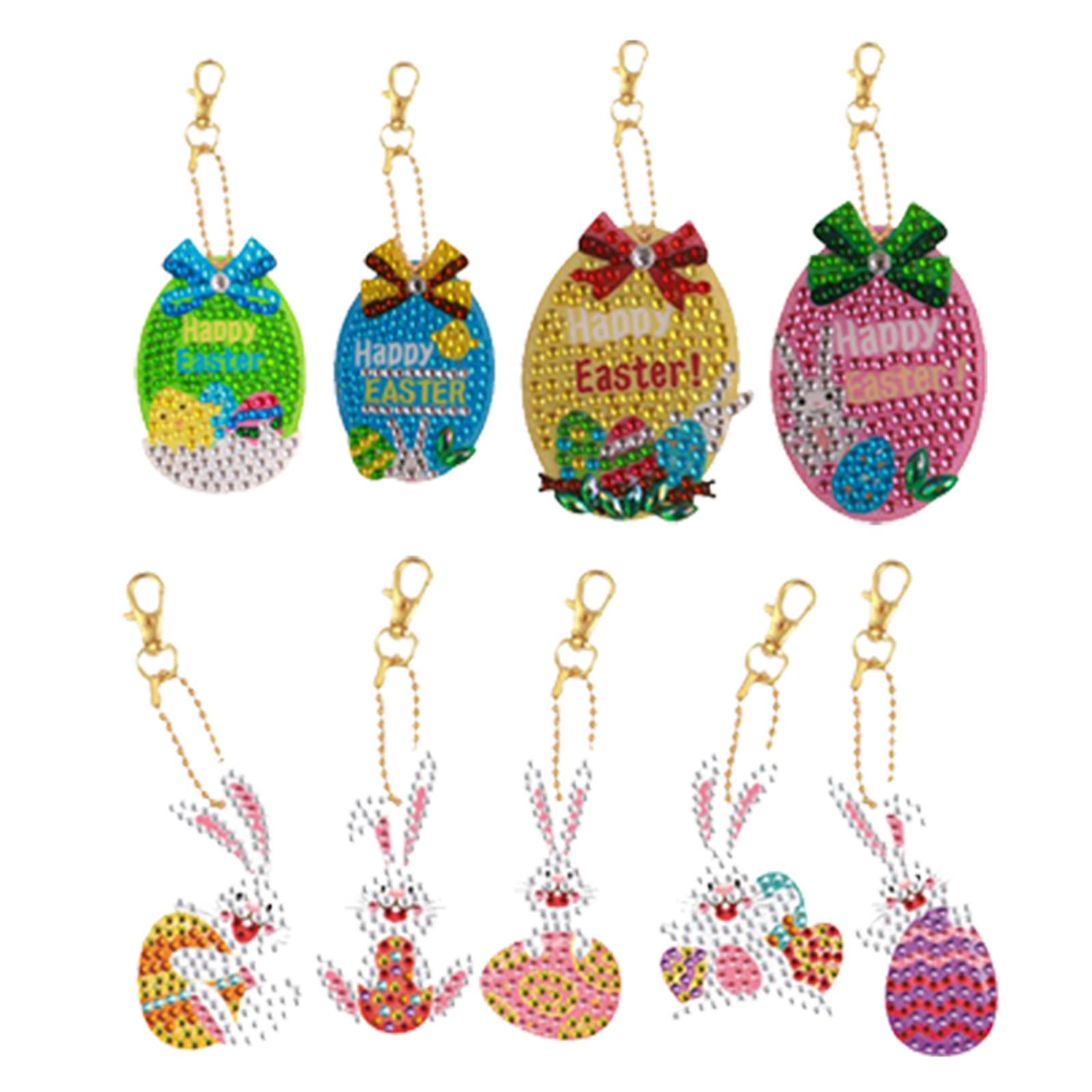 Chaveiro de Pintura em Diamant - Resin Art Design Keychain avaliação e preço