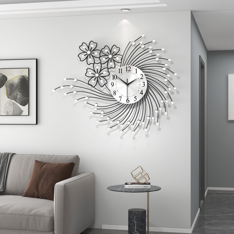 Relógio de parede de luxo sala - Resin Art Wall Clock avaliação e preço