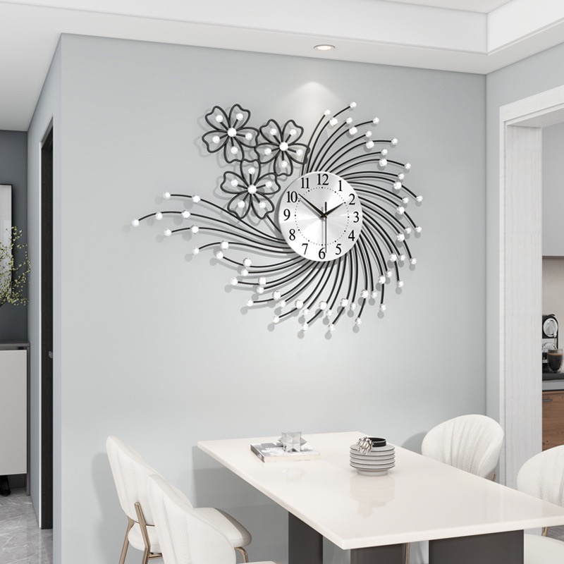 Relógio de parede de luxo sala - Resin Art Wall Clock avaliação e preço