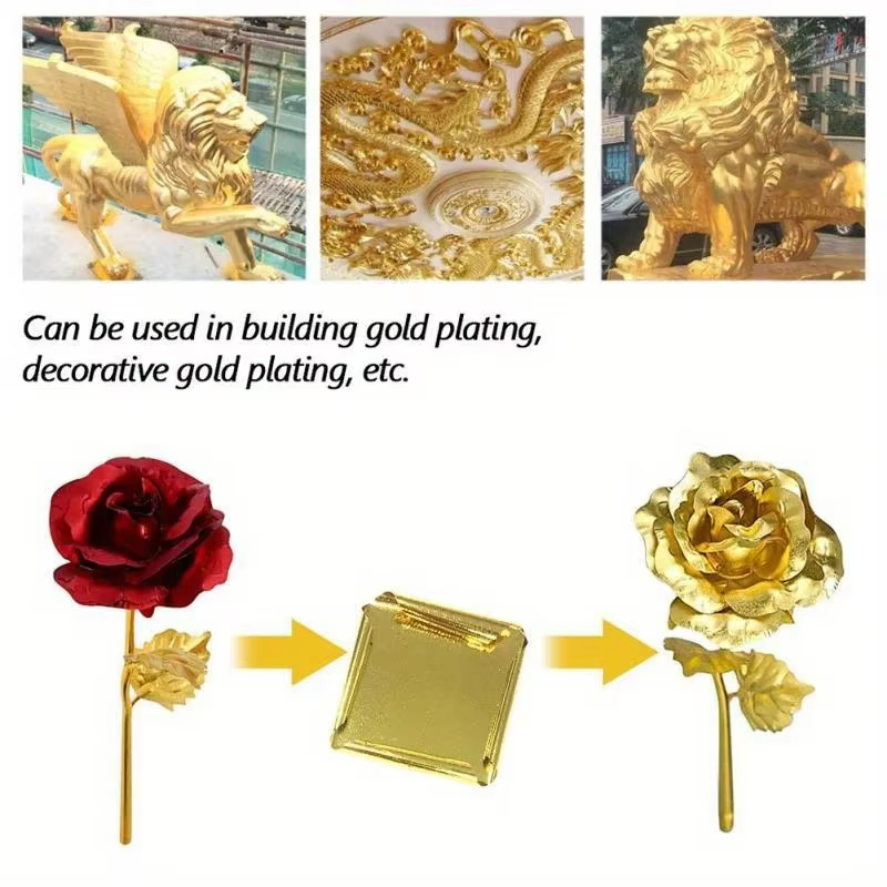 100 Folhas de Imitação de Ouro - Resin Art For Anniversary Gift avaliação e preço