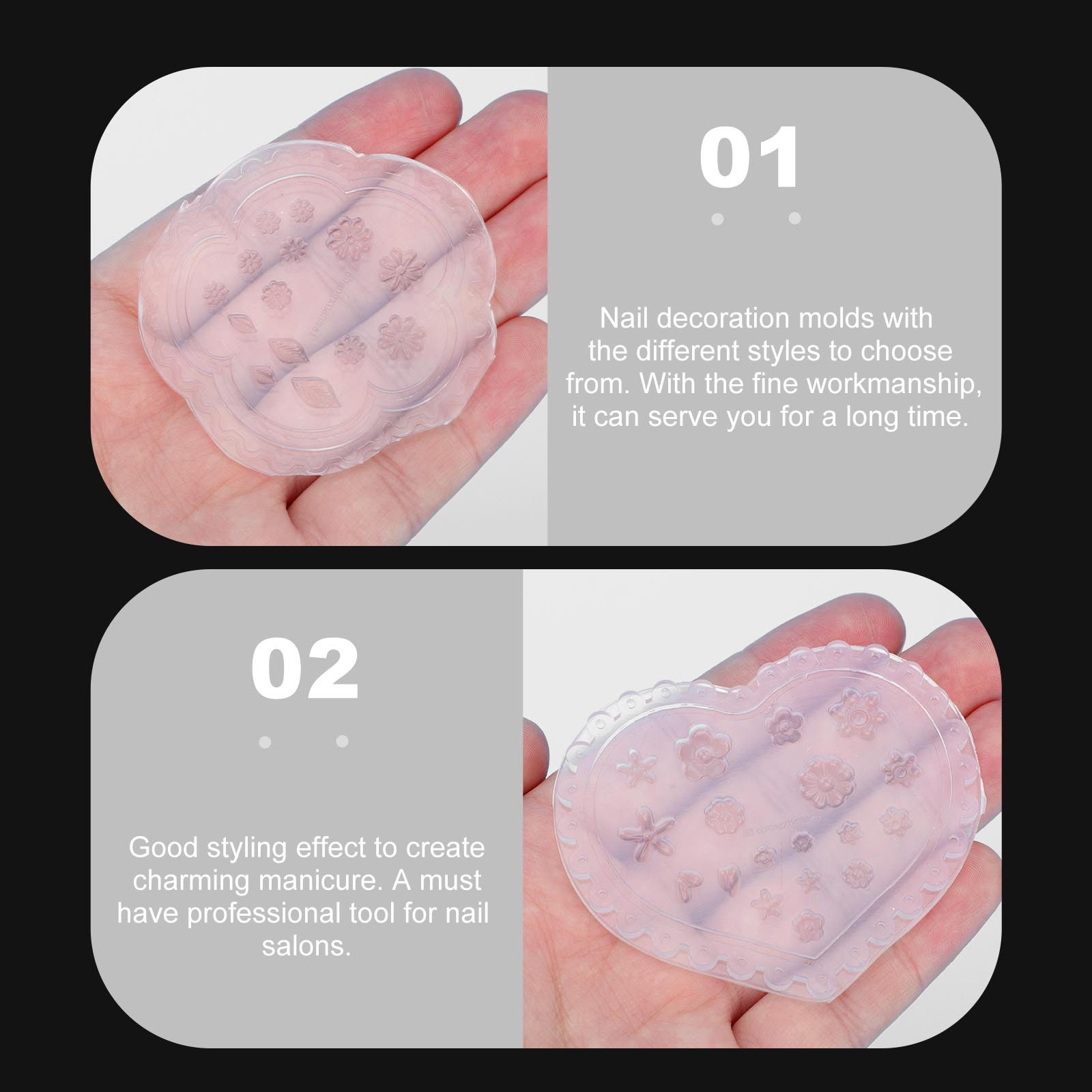 Conjunto de 3 Moldes de Silico - Resin Art Templates Free avaliação e preço